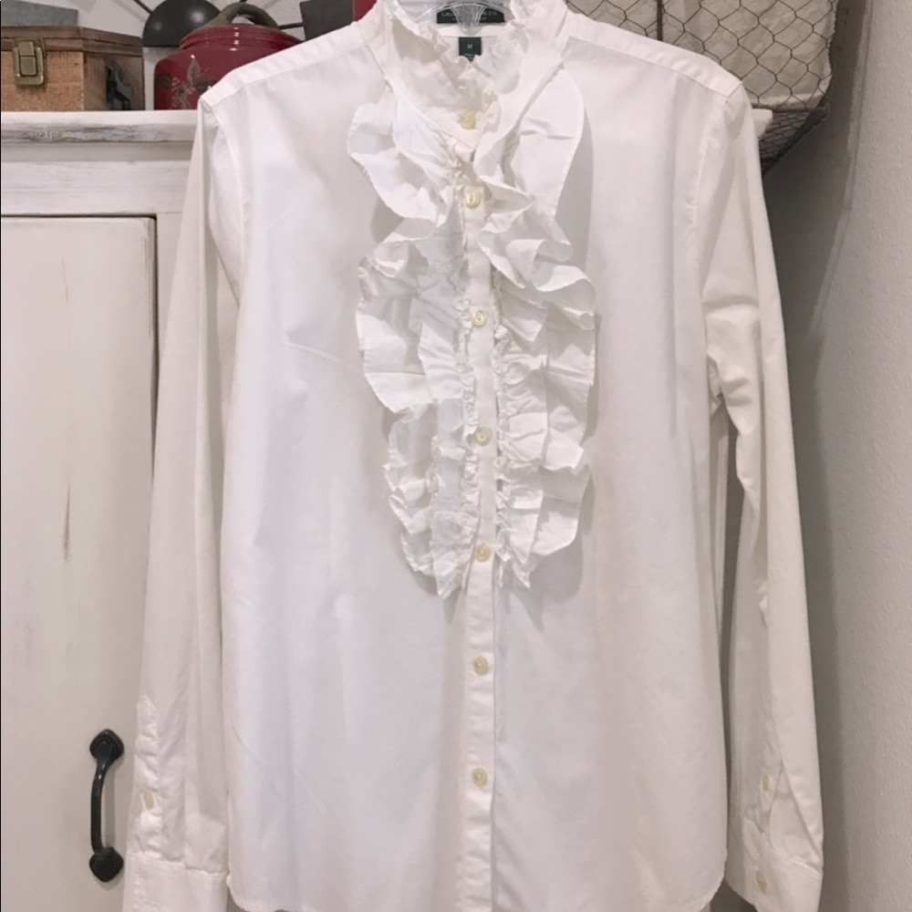 Lauren Ralph Lauren Romantic Ruffle Blouse